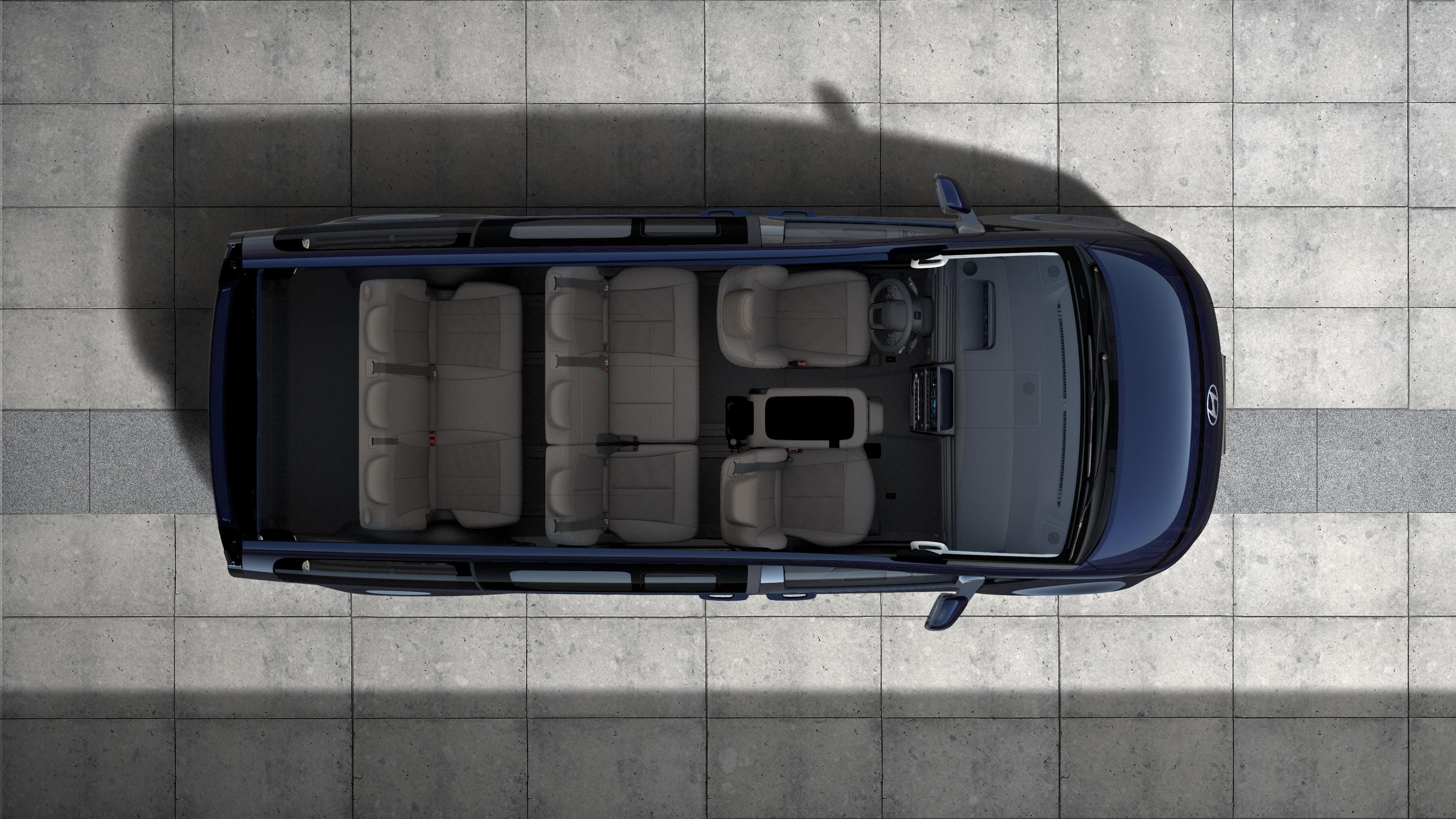 Hyundai Staria Electric dokuz koltuklu WAGON versiyonunun dış görünümü
