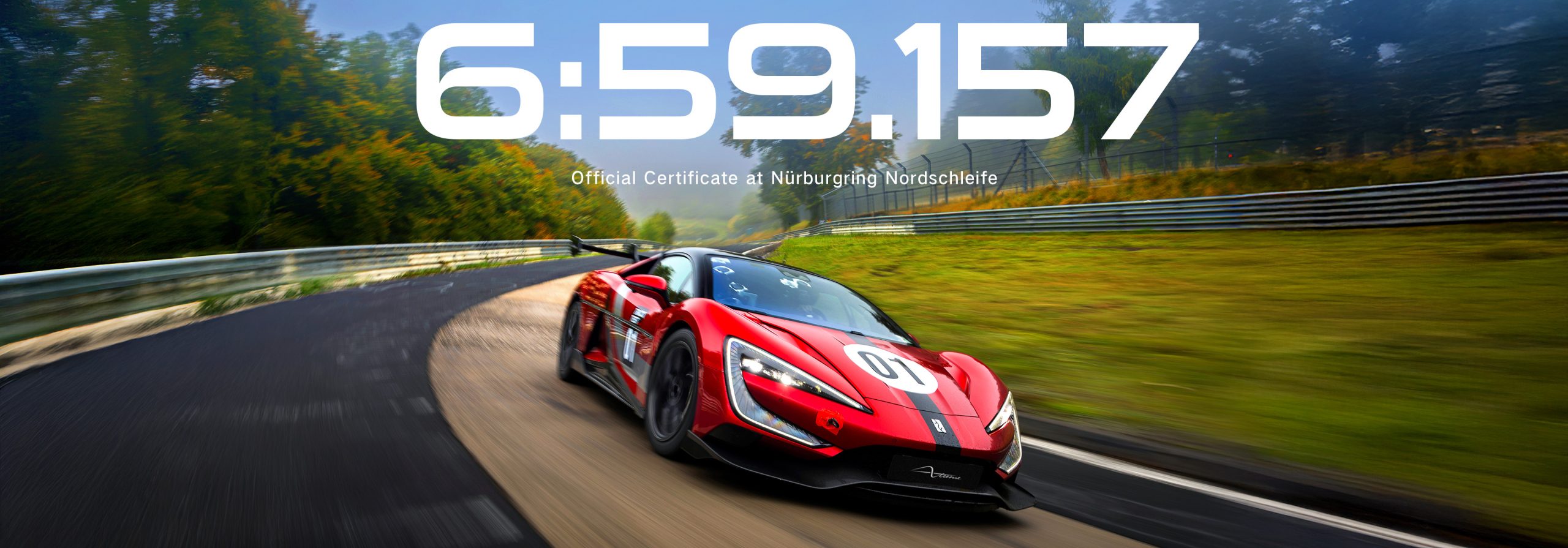 Yangwang U9 Xtreme Nürburgring Nordschleife tur rekoru sırasında