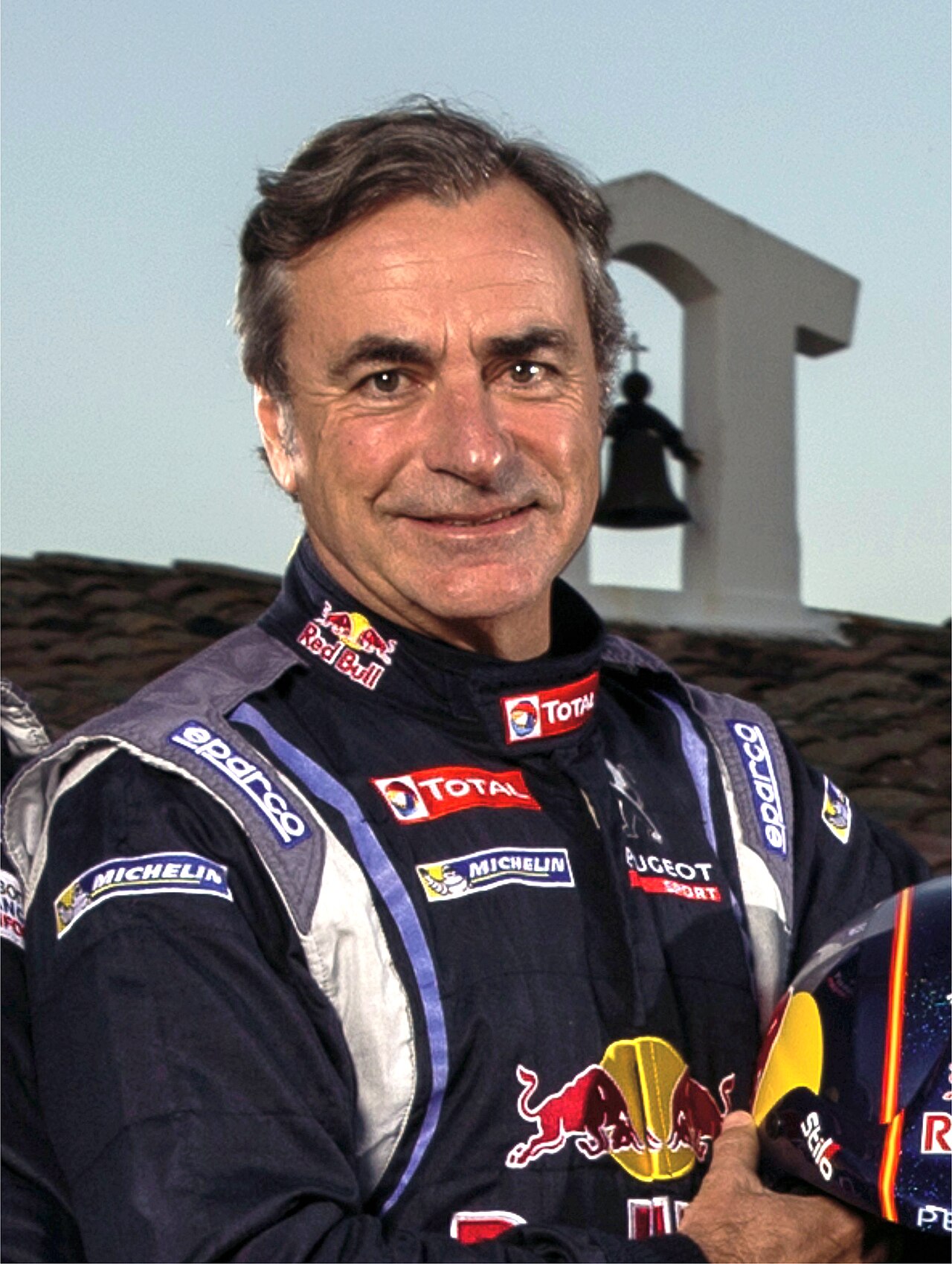 Carlos Sainz, 2014 Dakar Rallisi'nde, ralli-raid kariyerinden bir kare