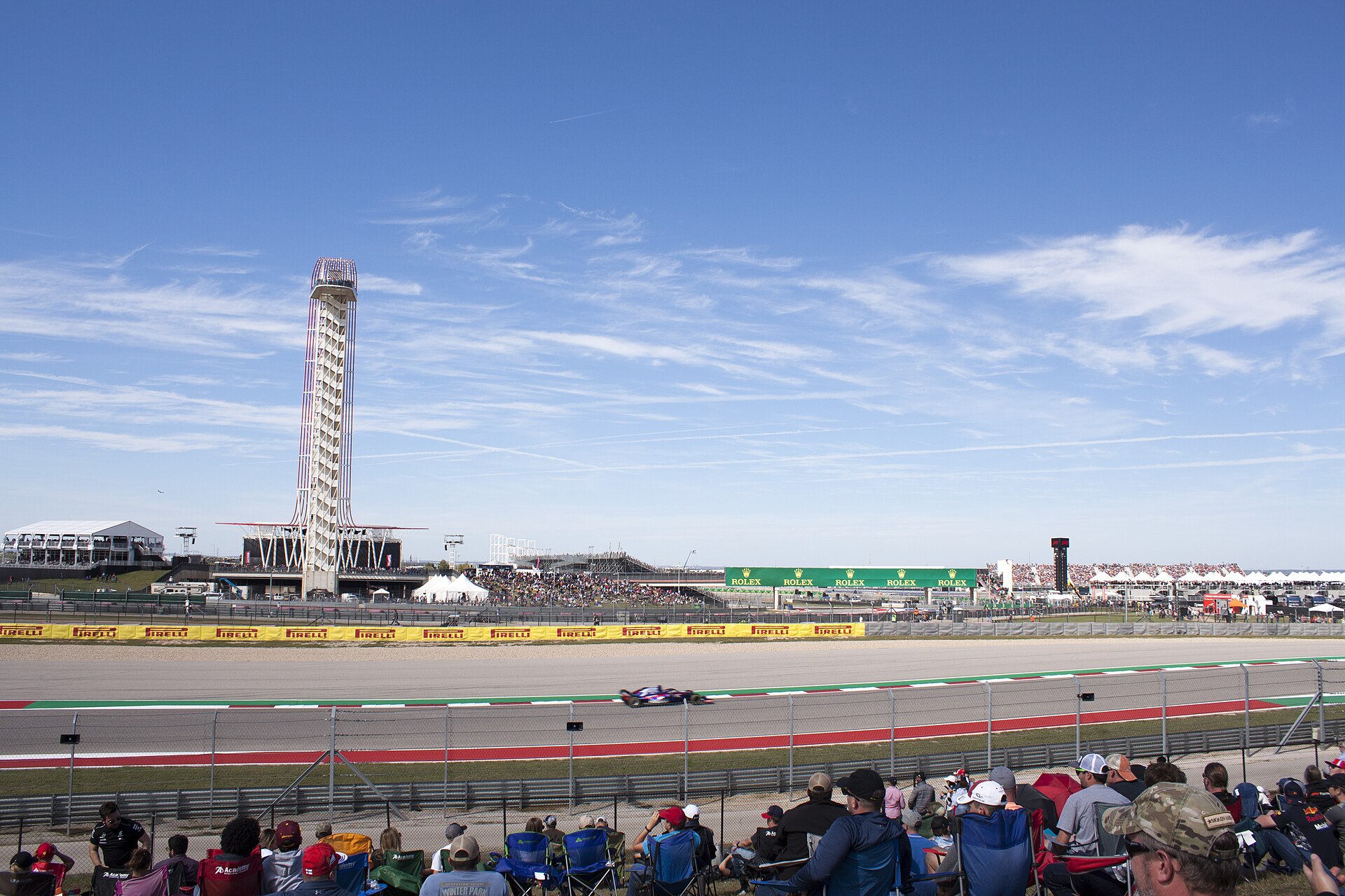 Circuit of the Americas pistinde 2018 ABD Grand Prix yarışının başlangıç anı