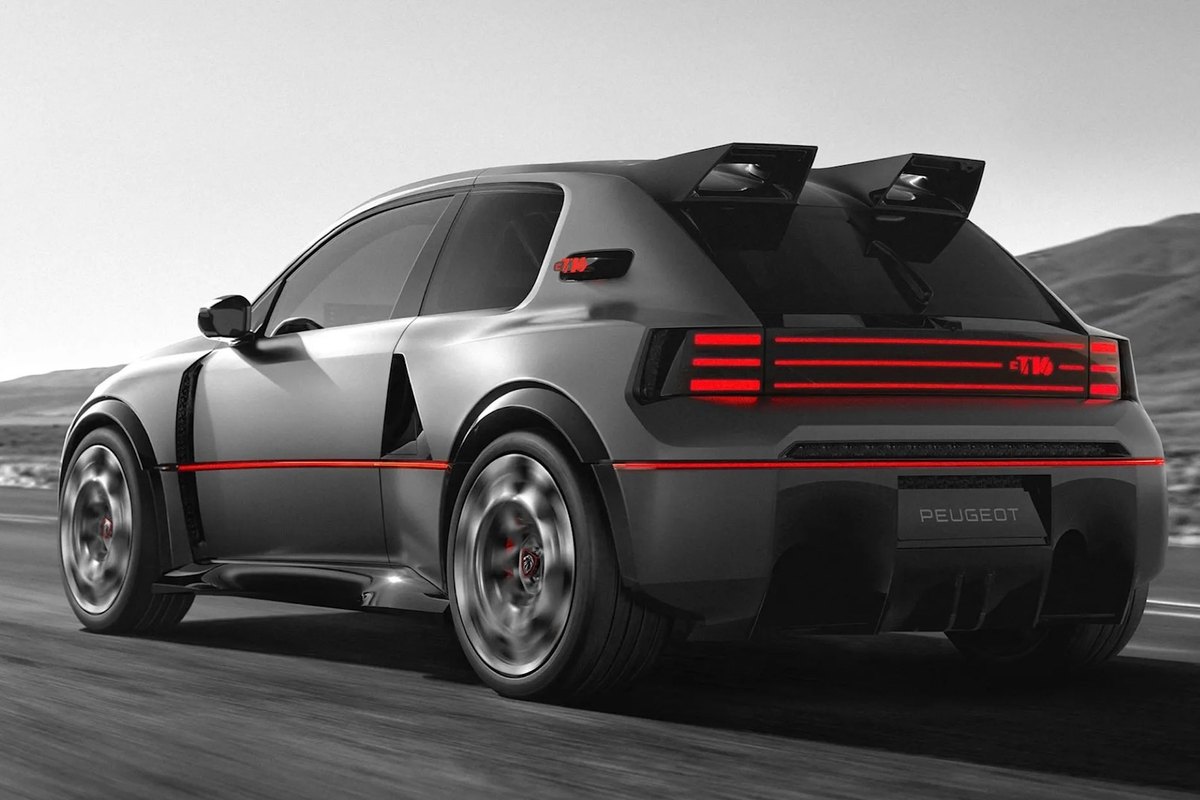 Peugeot E-T16 arka tasarım ve aerodinamik detaylar